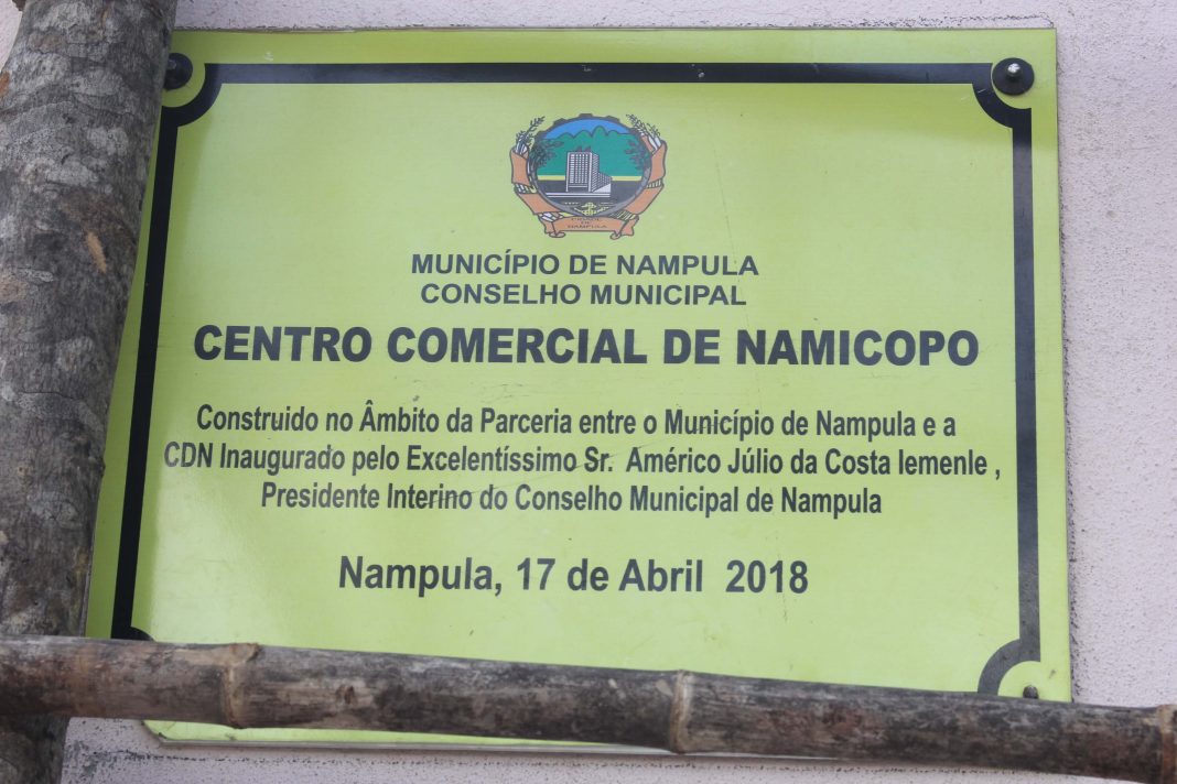 Centro Comercial de Namicopo, Shoping do Povo, inaugurado por Americo Iemele