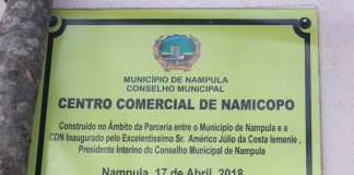 A civilização que Amurane sonhou para Nampula está sendo alcançada Centro Comercial de Namicopo, Shoping do Povo, inaugurado por Americo Iemele