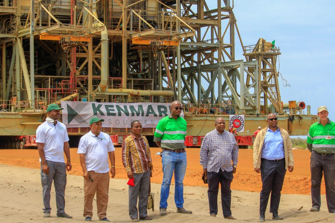 Concluida a transferencia da planta B da Kenmare de larde para moma