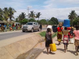 crise de agua em Nampula