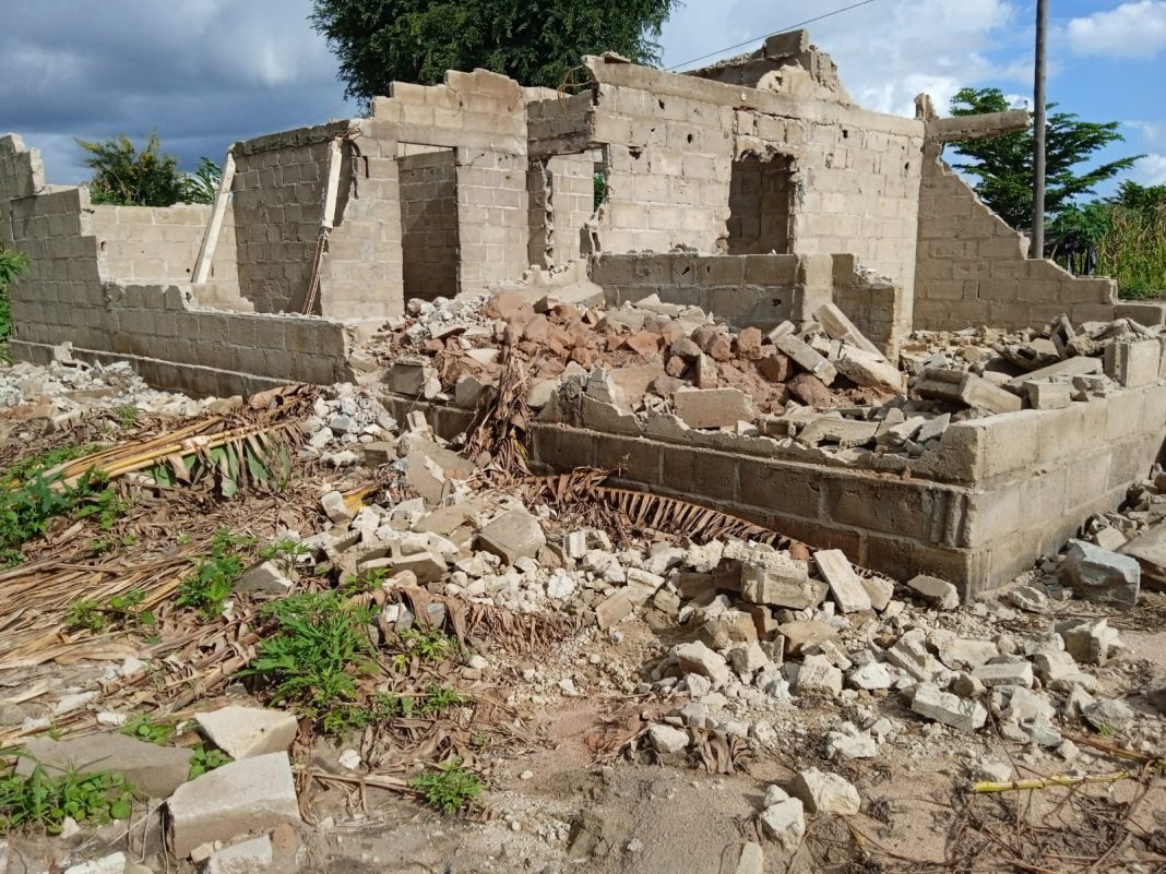 Nampula: Perto de 200 famílias continuam ao relento por conta da destruição das suas casas