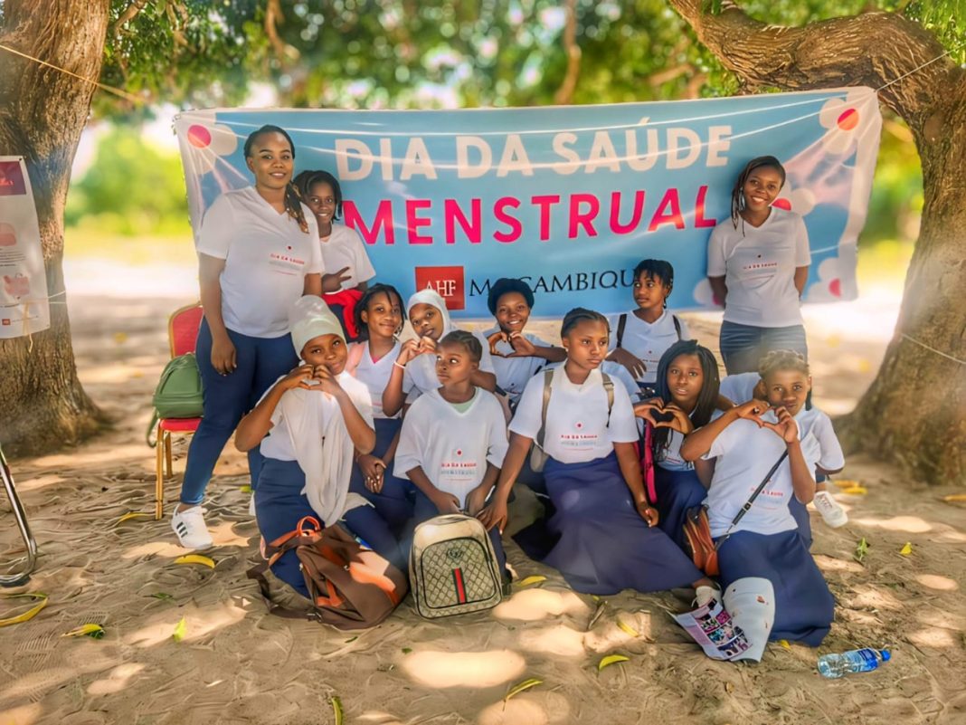 AHF Moçambique preocupada com a saúde menstrual da mulher