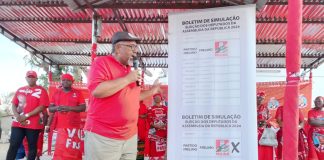“Queremos priorizar a construção de estradas e furos de água potável no próximo quinquênio aqui em Muecate”, tio Salim promete ao eleitorado