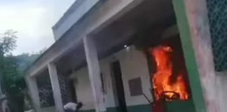 Namicopo: 3ª Esquadra da PRM escapa assalto de manifestantes, mas o posto administrativo não teve a mesma sorte