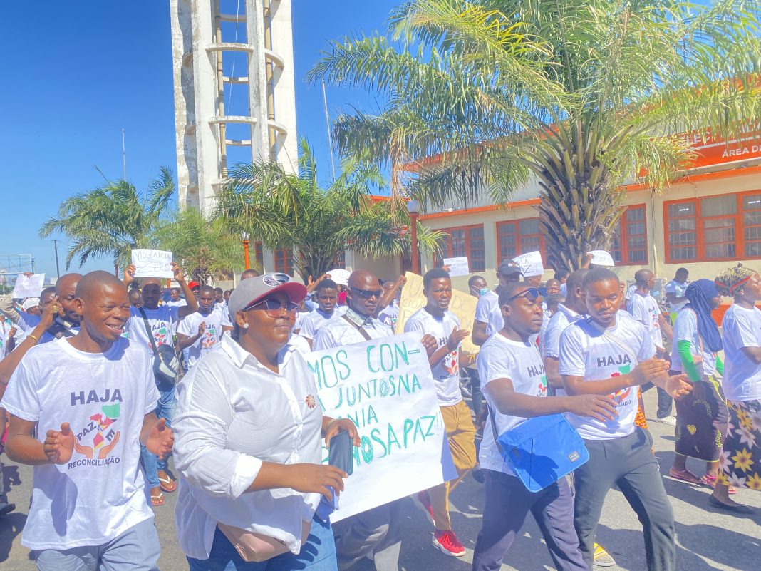 Jovens de Nampula marcham pela paz no país