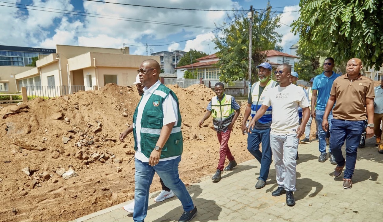 Giquira visita obras da 25 de Setembro iniciadas na semana passada para garantir cumprimento de prazos