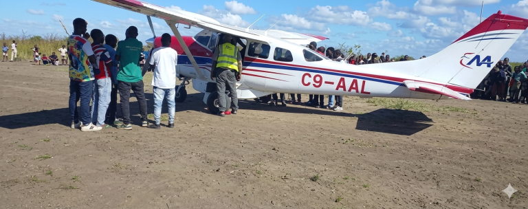 32 anos depois Quinga volta á receber aeronaves e abre novas perspectivas para o turismo local