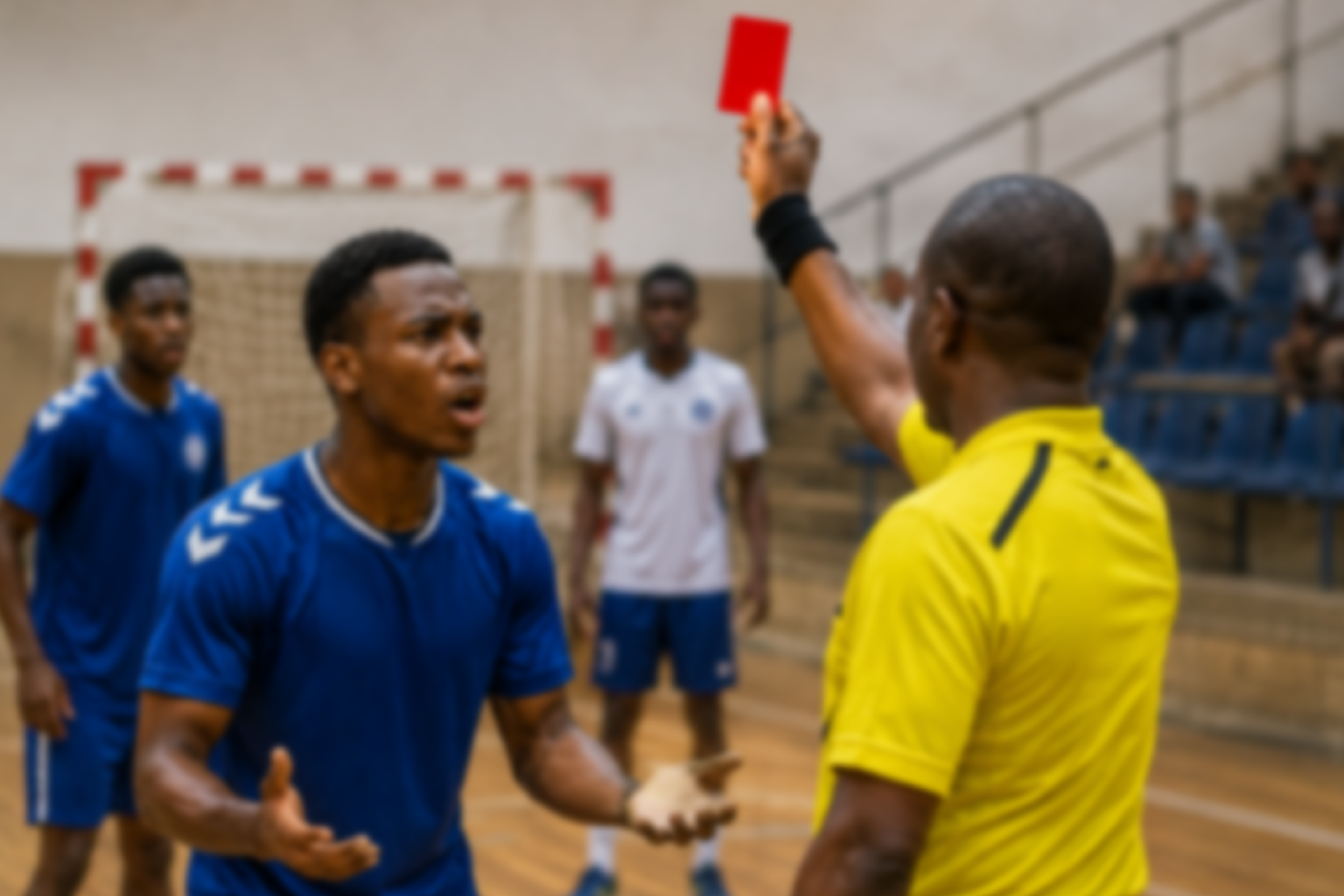 Nampula: Atleta da seleção masculina de Andebol expulso dos jogos escolares acusado de agredir verbalmente árbitro Nampula: Atleta da seleção masculina de Andebol expulso dos jogos escolares acusado de agredir verbalmente árbitro