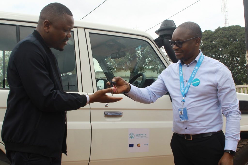 UNICEF donates vehicle to help fight chronic malnutrition in Nampula
