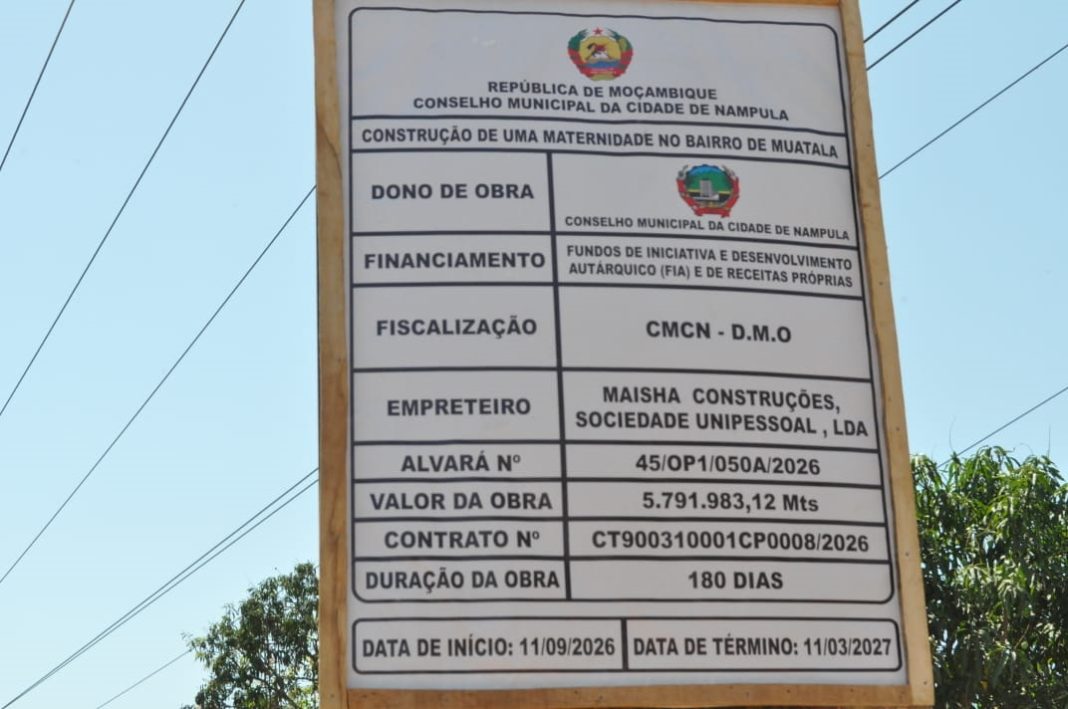 Para reduzir o sofrimento das mulheres: População de Muthita vai beneficiar de maternidade Anexa ao posto de saúde de Muatala Para reduzir o sofrimento das mulheres: População de Muthita vai beneficiar de maternidade Anexa ao posto de saúde de Muatala